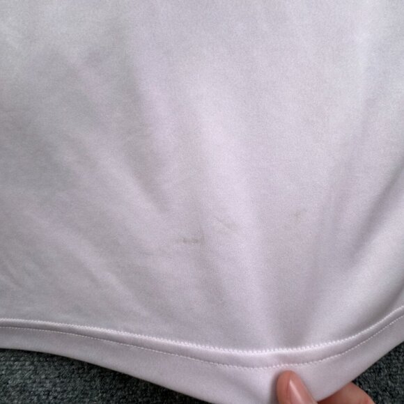 Adidas Pink Print Short Sleeve Polo Shirt Large Pullover Golf W/ Logo Stretch - Picture 14 of 15